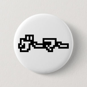 Chapa Redonda De 5 Cm Jugador Japonés ゲーマー Japón Idioma Nihongo