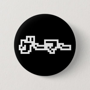 Chapa Redonda De 5 Cm Jugador Japonés ゲーマー Japón Idioma Nihongo