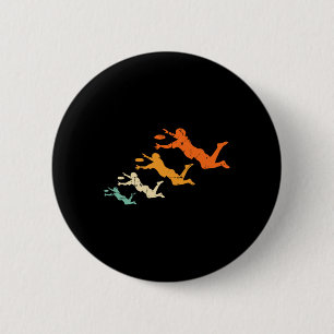 Chapa Redonda De 5 Cm Jugador Retro Ultimate Frisbee Disco Vintage Ultim