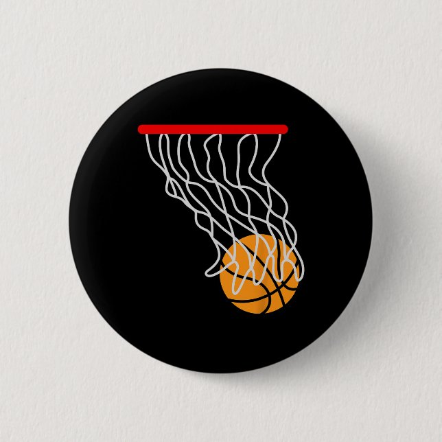 Chapa Redonda De 5 Cm Jugadores de Sketll - ¡Swish!  (Anverso)