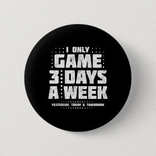 Chapa Redonda De 5 Cm Jugando Videojuegos - Meme de Jugador de Video - V