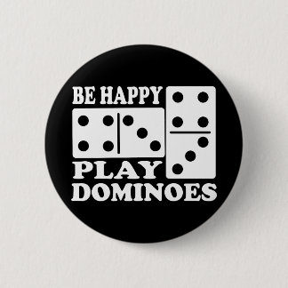 Chapa Redonda De 5 Cm jugar dominó Domino para la idea de regalo del jue