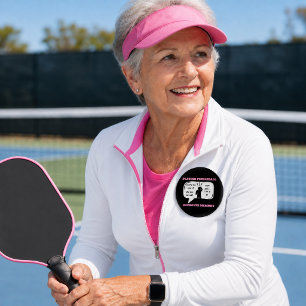 Chapa Redonda De 5 Cm Jugar Pickleball Mejora la Memoria Divertido