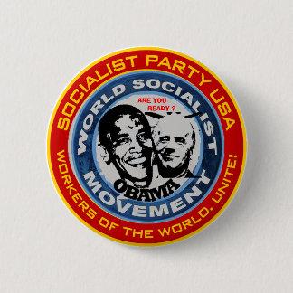 Chapa Redonda De 5 Cm jugate anti del socialista de obama