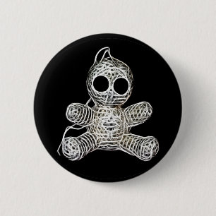 Chapa Redonda De 5 Cm Juguetes mágicos divertidos de muñeca blanca de 