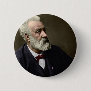 Chapa Redonda De 5 Cm Jules Verne en 1892