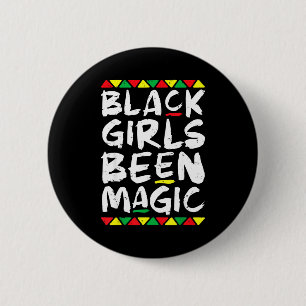 Chapa Redonda De 5 Cm Juneteenth chicas negras han sido magia melanina a