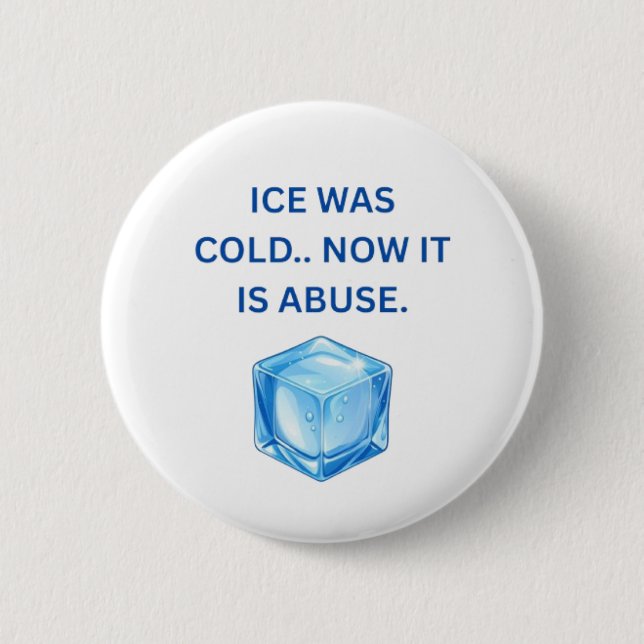 Chapa Redonda De 5 Cm Justice & Accountability Button — ICE Human Rights (Anverso)