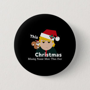 Chapa Redonda De 5 Cm Justicia Para El Maní La Ardilla - Navidades Xmas 