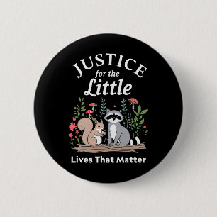 Chapa Redonda De 5 Cm Justicia Para El Maní La Ardilla - Navidades Xmas 