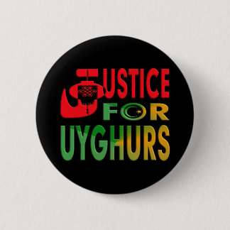 CHAPA REDONDA DE 5 CM JUSTICIA PARA LOS UYGHURS