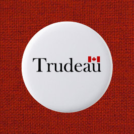 Chapa Redonda De 5 Cm Justin Trudeau Oficial Bandera Canadiense Color cl
