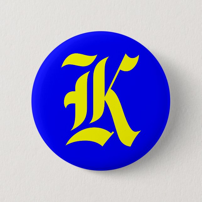 CHAPA REDONDA DE 5 CM K - ANTIGUO INGLÉS (Anverso)