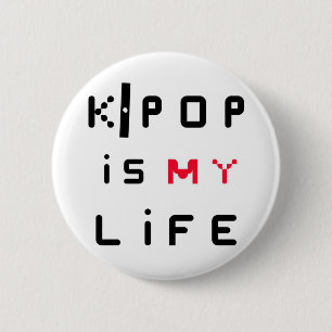 Chapa Redonda De 5 Cm K-POP es mi vida