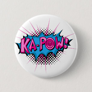 Chapa Redonda De 5 Cm ¡Ka-Prisionero de guerra cómico del arte pop!