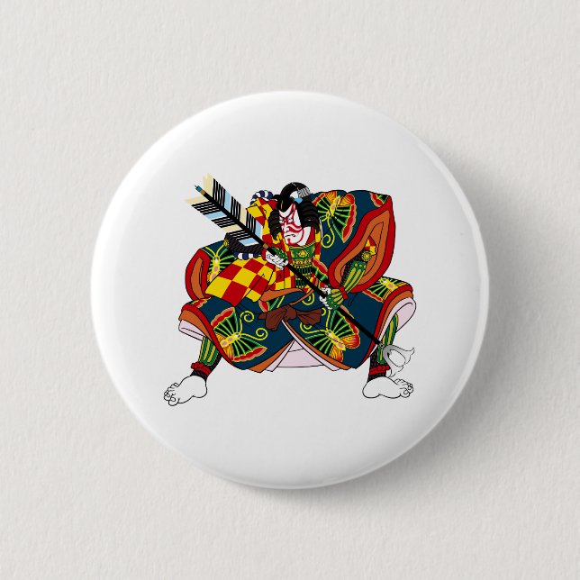 CHAPA REDONDA DE 5 CM KABUKI (Anverso)
