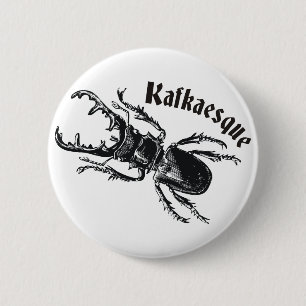 Chapa Redonda De 5 Cm Kafkaesque