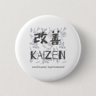 Chapa Redonda De 5 Cm Kaizen - Mejora Continua