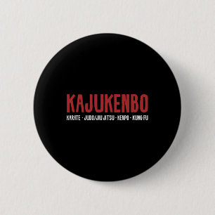 Chapa Redonda De 5 Cm Kajukenbo Karate Judo Jiu Jitsu Kenpo Kung Fu
