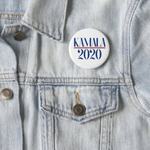 Chapa Redonda De 5 Cm Kamala 2020 Demócrata Kamala Harris por la preside