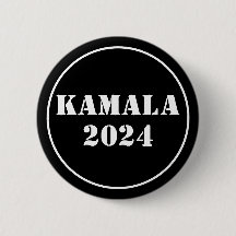Kamala 2024 Azul Brillante y Blanco