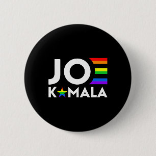 Chapa Redonda De 5 Cm Kamala Biden Harris 2020 Democ De Bandera Del Orgu
