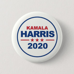Chapa Redonda De 5 Cm Kamala Harris 2020