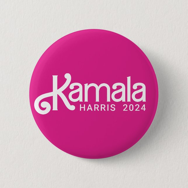 Chapa Redonda De 5 Cm Kamala HARRIS 2024 (Anverso)