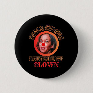 Chapa Redonda De 5 Cm Kamala Harris Clown Kamala Harris Wheimer 2024 Pre
