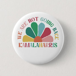 Chapa Redonda De 5 Cm Kamala Harris - No Regresaremos