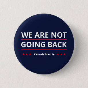 Chapa Redonda De 5 Cm Kamala Harris - No volveremos II