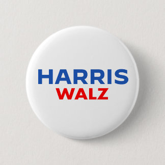CHAPA REDONDA DE 5 CM KAMALA HARRIS TIM WALZ 2024