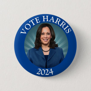 Chapa Redonda De 5 Cm Kamala Harris Tim Walz 2024 Voto por el presidente