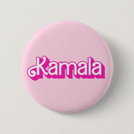 Chapa Redonda De 5 Cm Kamala Pink