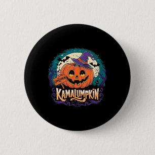 Chapa Redonda De 5 Cm Kamalumpkin 2024 Ee.Uu. Hace Que Halloween Vuelva 