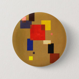 Chapa Redonda De 5 Cm Kandinsky Trece Rectángulos Resumen Pintura