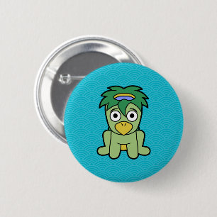 Chapa Redonda De 5 Cm Kappa Yokai