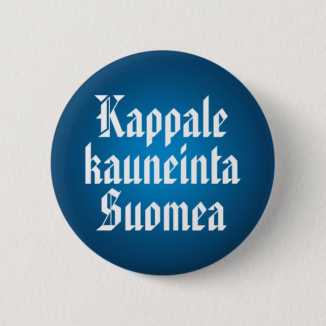 Chapa Redonda De 5 Cm Kappale kauneinta Suomea 2 (Anverso)