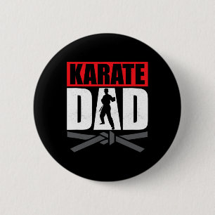 Chapa Redonda De 5 Cm Karate Dad Karateka Defensa Personal Luchador 