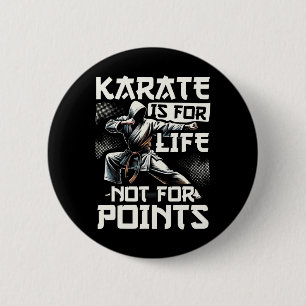 Chapa Redonda De 5 Cm Karate Gracioso Para Los Hombres Judo - Karate Es 