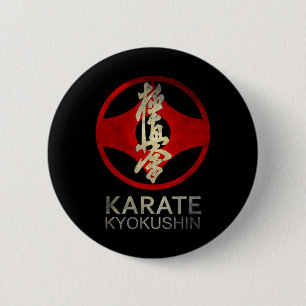 Chapa Redonda De 5 Cm Karate Kyokushin