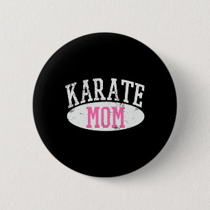 Chapa Redonda De 5 Cm Karate Mom 2