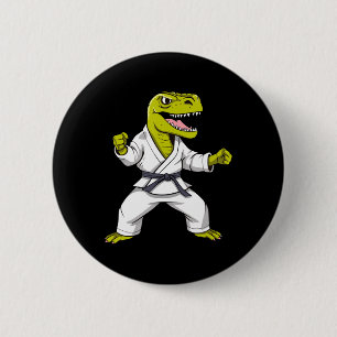 Chapa Redonda De 5 Cm Karate T-rex Artes Marciales Taekwondo Kickboxing