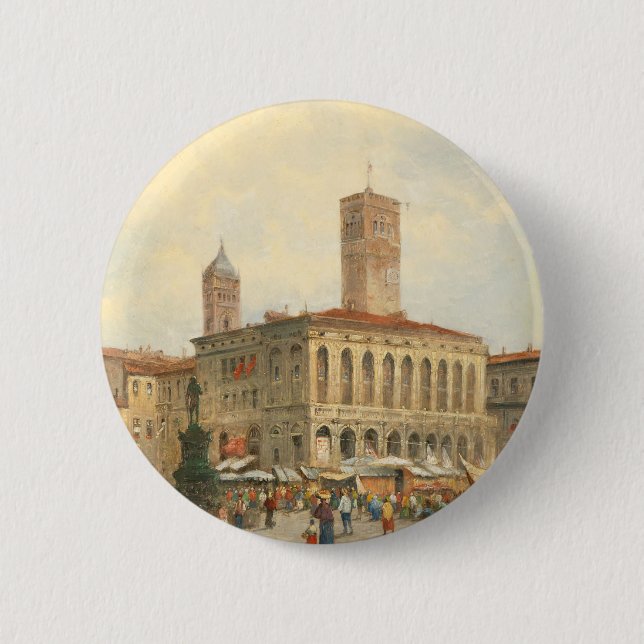 Chapa Redonda De 5 Cm Karl Kaufmann Bologna (Anverso)