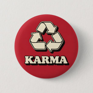 Chapa Redonda De 5 Cm Karma