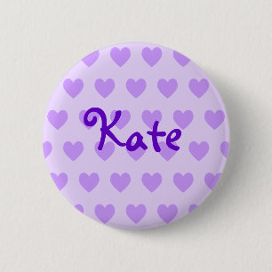 Chapa Redonda De 5 Cm Kate en morado