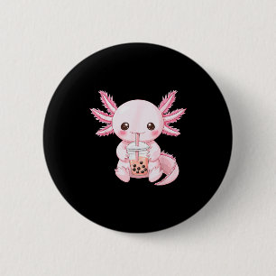 Chapa Redonda De 5 Cm Kawaii Anime Ajolote Boba