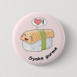 Chapa Redonda De 5 Cm Kawaii del sushi