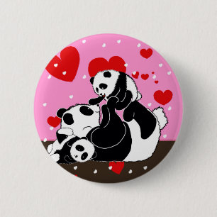 Chapa Redonda De 5 Cm Kawaii Panda Bear Graciosos Regalos Con Nombre