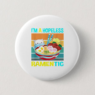 Chapa Redonda De 5 Cm Kawaii Ramen Shirt Cat Noodles Ramen Me